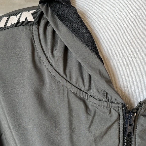 PINK by Victorias Secret hooded logo windbreaker - Picture 3 of 11